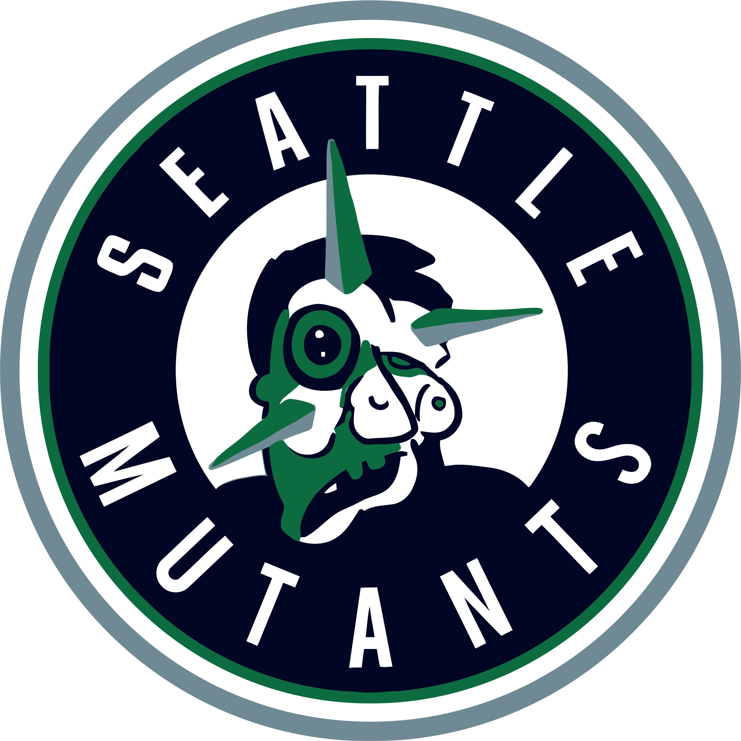 Seattle Mariners Mutants Logo iron on transfers